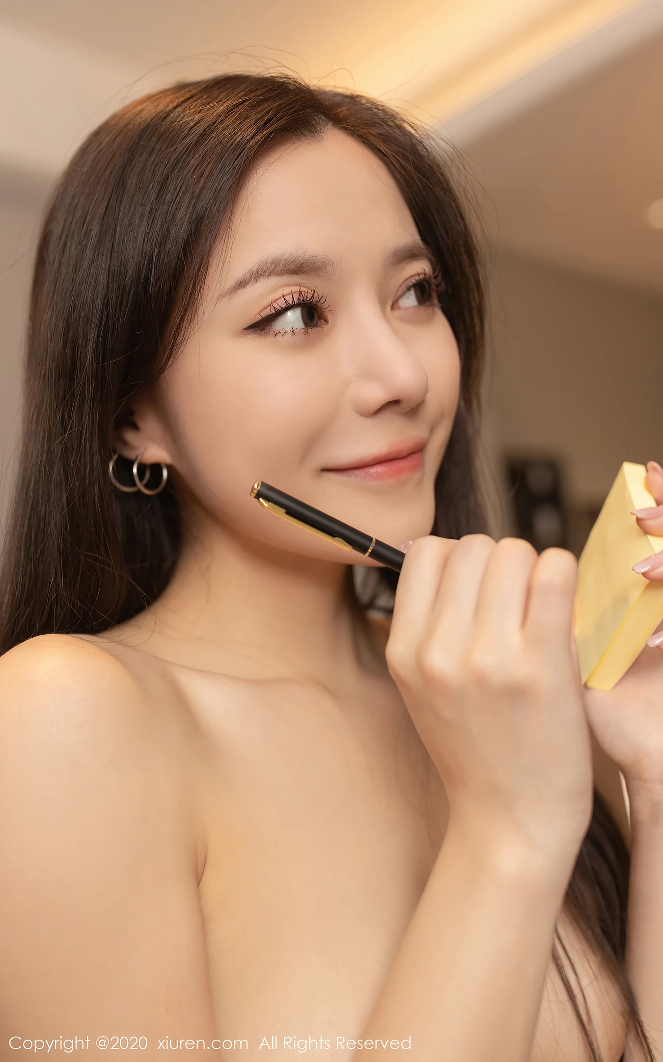 [XiuRen秀人网]No.2904_嫩模鱼子酱便利贴游戏主题私房半脱蕾丝内衣露豪乳极致诱惑写真66P-秀人网 - XiuRen.Pro